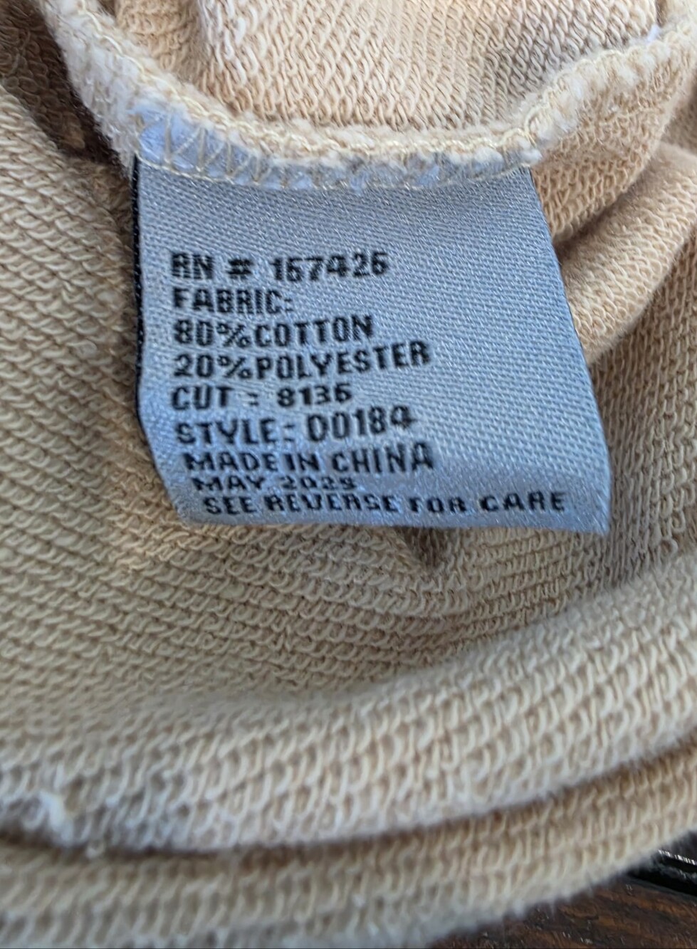 Tractr 2 Piece Star Trim Tracksuit Sweatset Cropped Zip Hoodie Pants Tan Girls L - Picture 4 of 9
